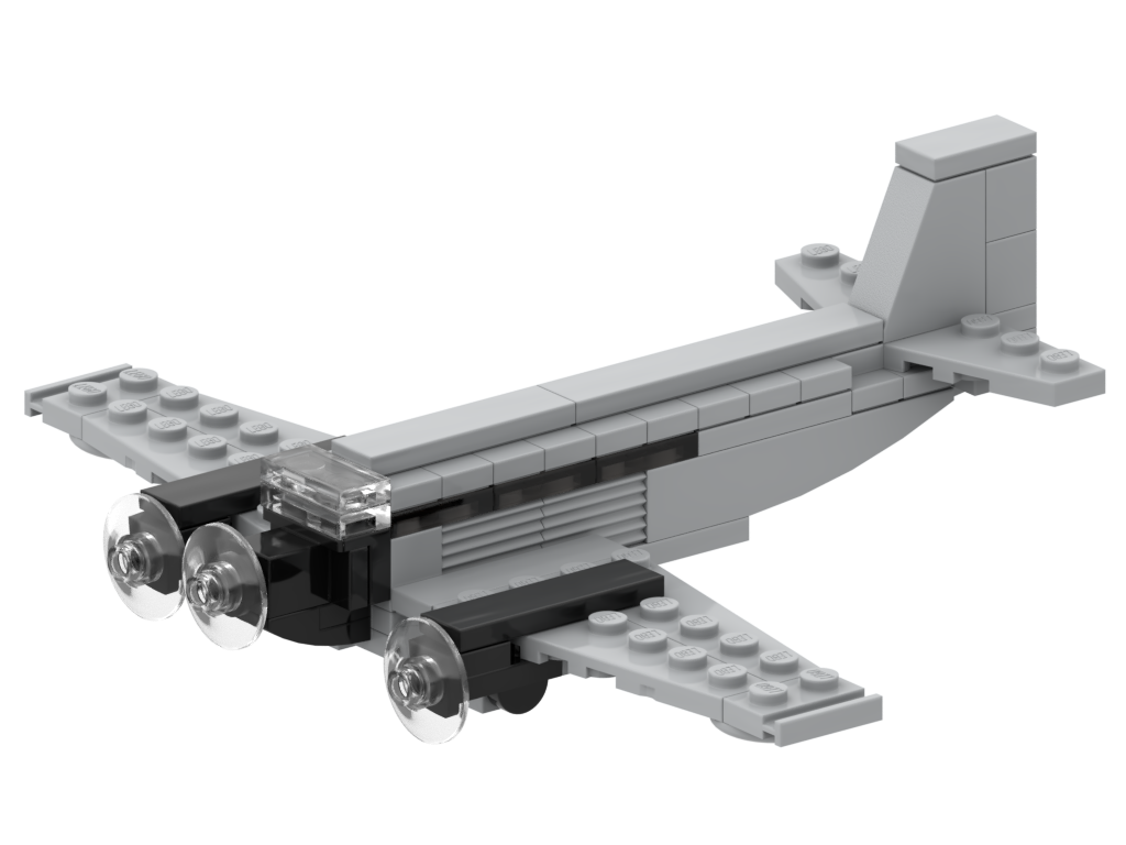 Micro Junkers Ju 52 – Bausatz aus LEGO®-Steinen