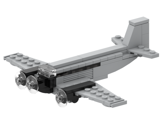 Micro Junkers Ju 52 – Bausatz aus LEGO®-Steinen