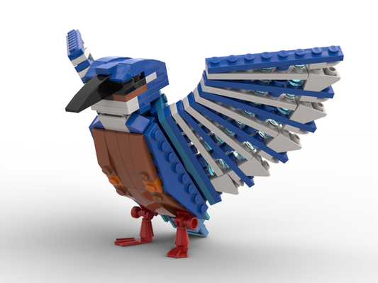 Eisvogel – Bausatz aus LEGO®-Steinen